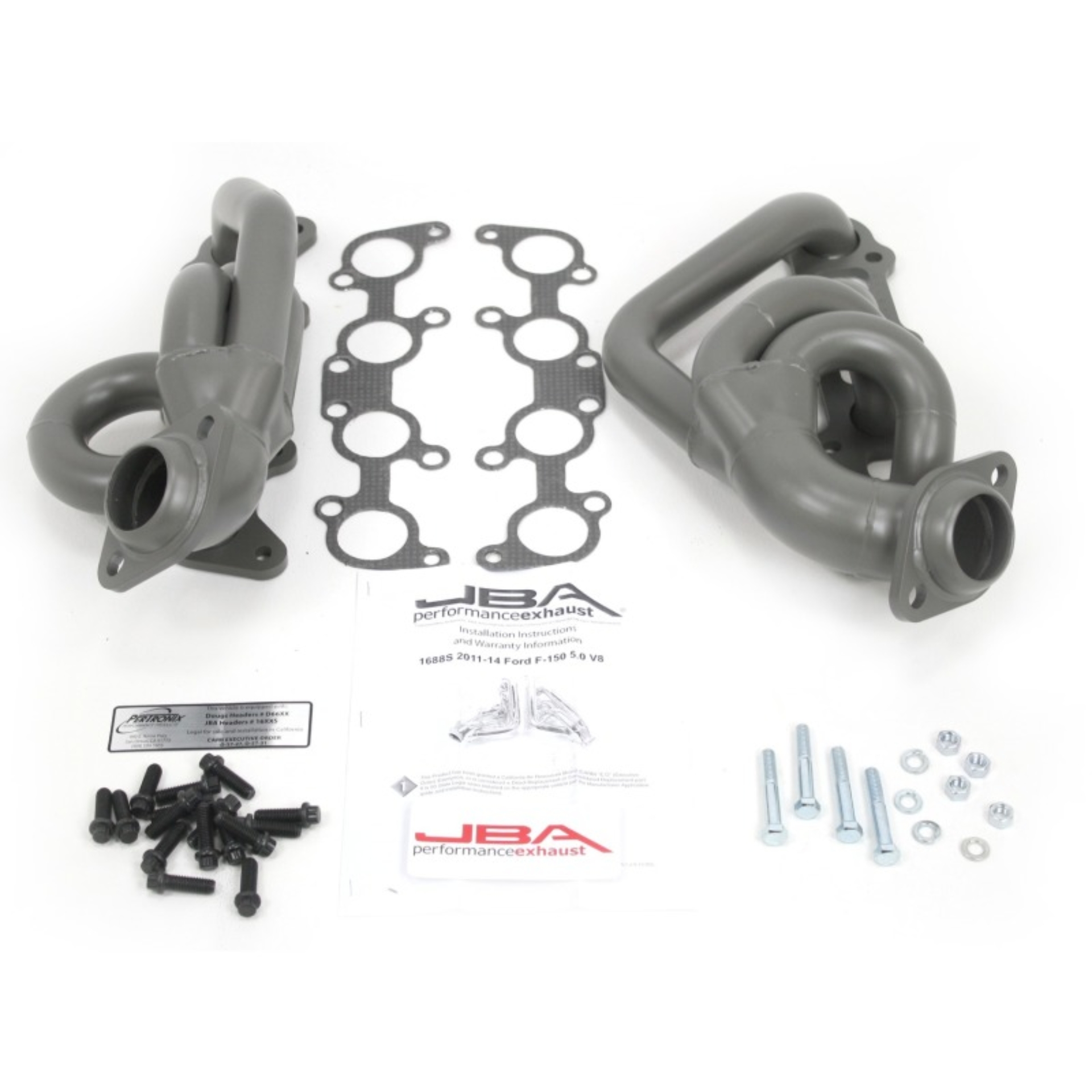 Picture of JBA 11-14 Ford F-150 5.0L Coyote 1-5/8in Primary Ti Ctd Cat4Ward Header