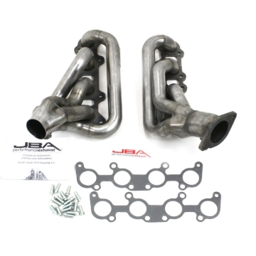 Picture of JBA 15-20 Ford Mustang 5.0L Coyote 1-3/4in Primary Raw 409SS Cat4Ward Header