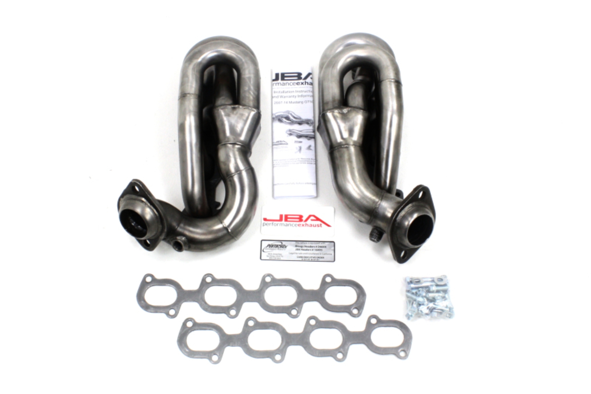Picture of JBA 07-14 Ford GT500 5.4/5.8L 4V 1-5/8in Primary Raw 409SS Cat4Ward Header