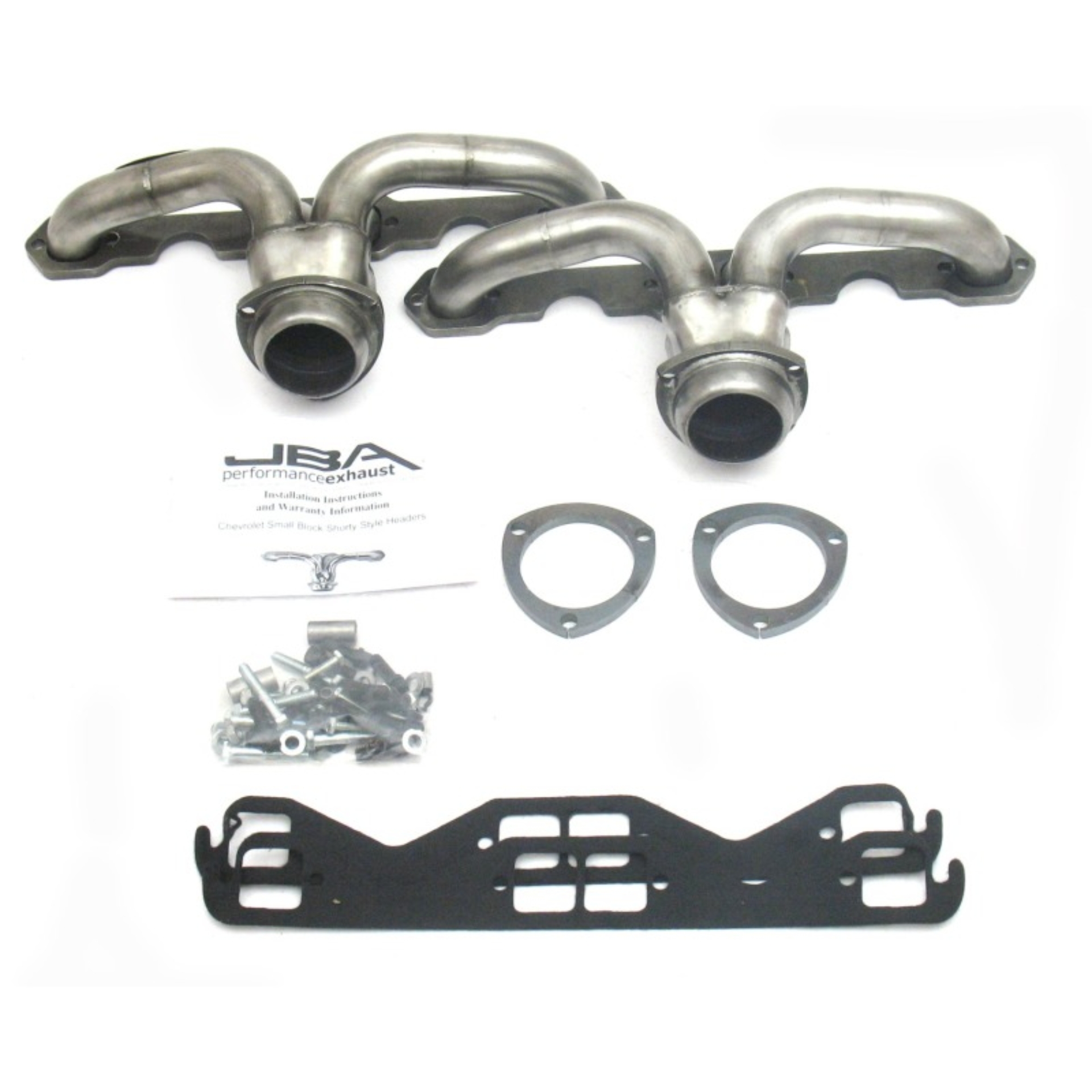 Picture of JBA 57-74 Chevrolet Corvette 265-400 SBC 1-5/8in Primary Raw 409 Tight Tuck Header