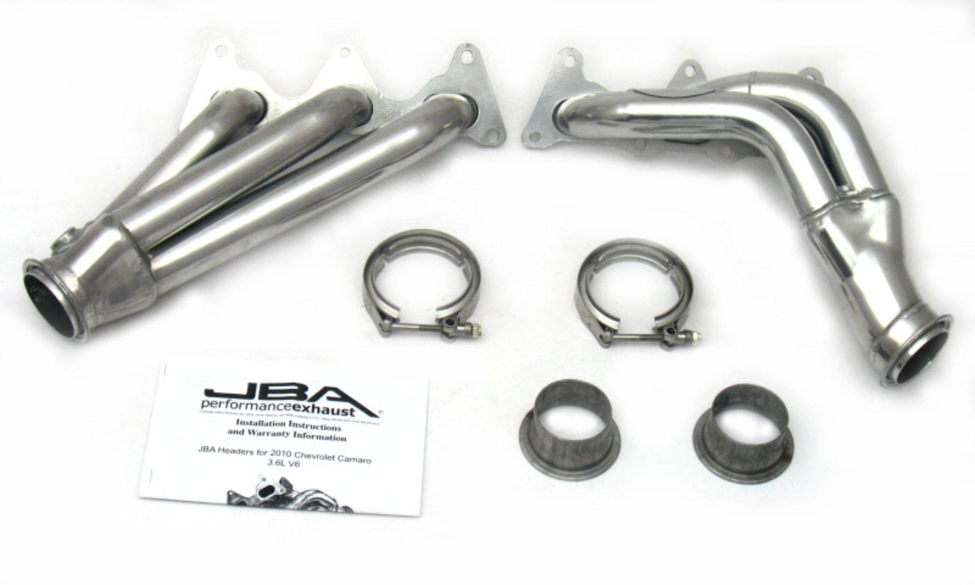 Picture of JBA 10-11 Camaro 3.6L V6 1-5/8in Primary Silver Ctd Cat4Ward Header