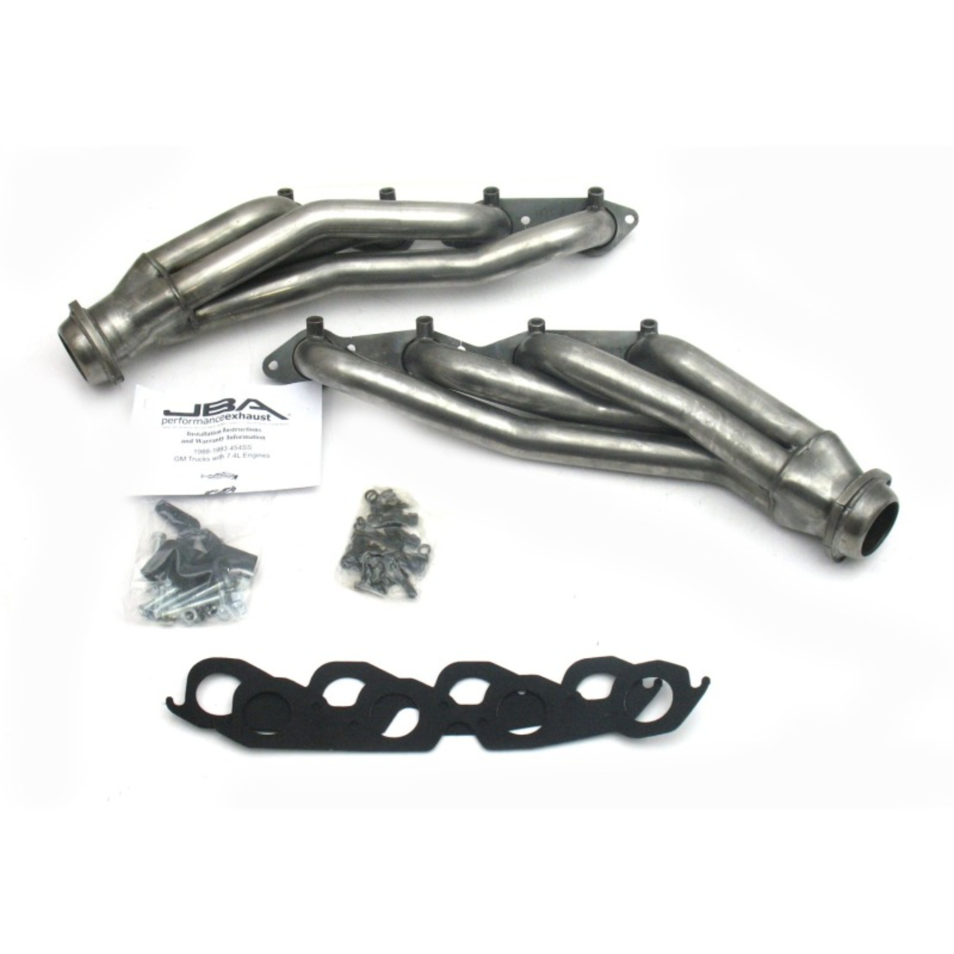 Picture of JBA 88-93 GM Truck 7.4L BBC w/A.I.R. 1-3/4in Primary Raw 409SS Cat4Ward Header