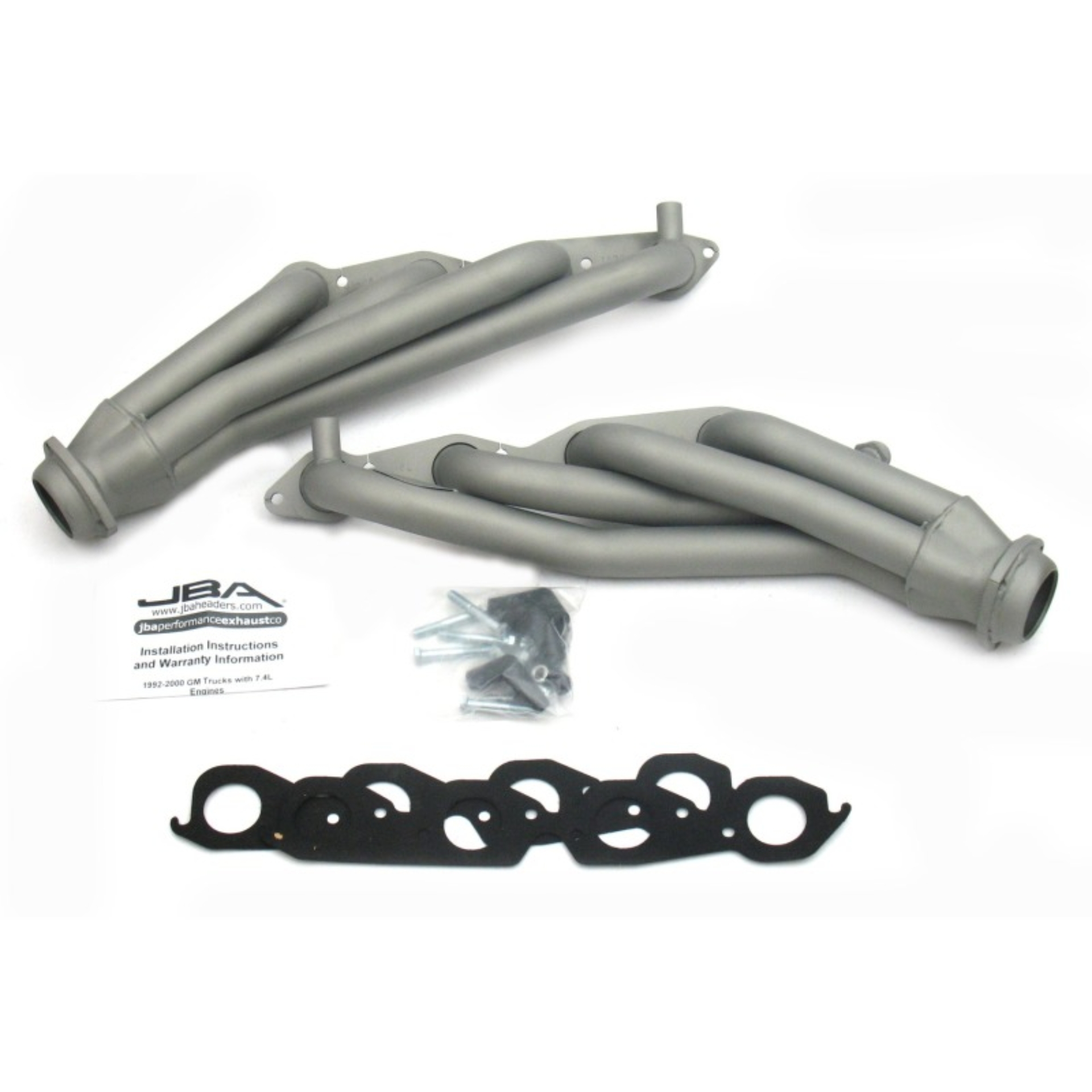 Picture of JBA 96-00 GM Truck 7.4L Vortec w/EGR & A.I.R. 1-3/4in Primary Ti Ctd Cat4Ward Header