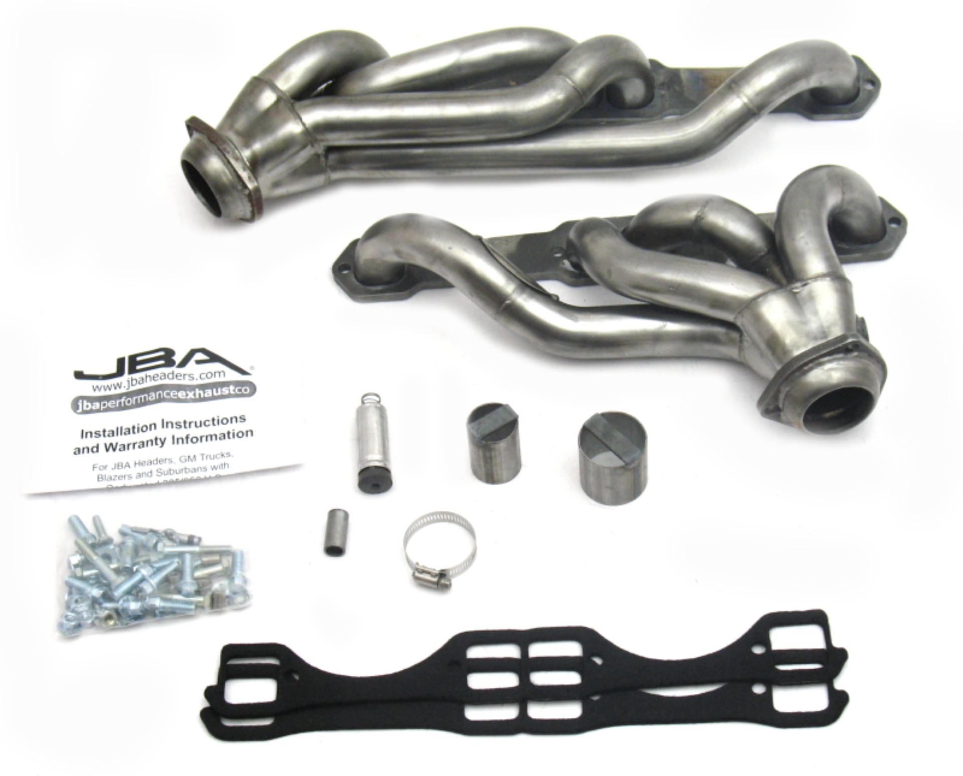 Picture of JBA 87-91 Chevrolet Blazer 5.0L/5.7L w/o A.I.R. 1-5/8in Primary Raw 409SS Cat4Ward Header