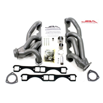 Picture of JBA 65-86 GM Truck 265-400 Carbureted w/A.I.R. 1-5/8in Primary Ti Ctd Cat4Ward Header