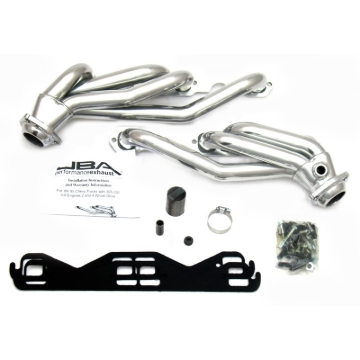 Picture of JBA 86-95 GM Truck 5.0L/5.7L SBC w/o A.I.R. 1-1/2in Primary Silver Ctd Cat4Ward Header