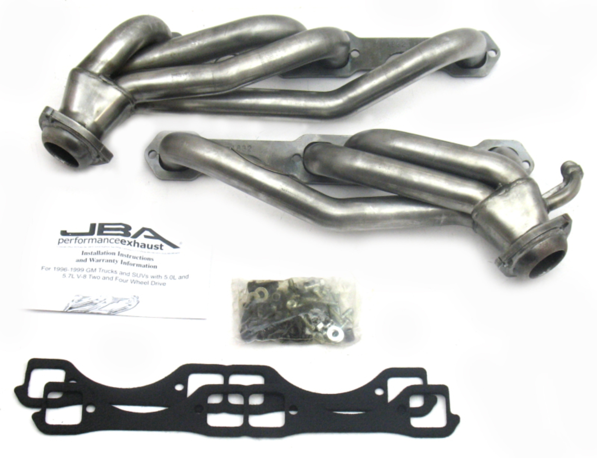 Picture of JBA 96-00 GM Truck 5.0L/5.7L SBC w/o A.I.R. 1-1/2in Primary Raw 409SS Cat4Ward Header