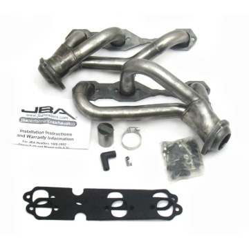Picture of JBA 88-95& 02-03 GM S-Truck 4.3L V6 2WD 1-1/2in Primary Raw 409SS Cat4Ward Header