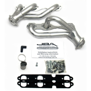 Picture of JBA GM S-Truck 4.3L V6 2WD 1-1/2in Primary Silver Ctd Cat4Ward Header