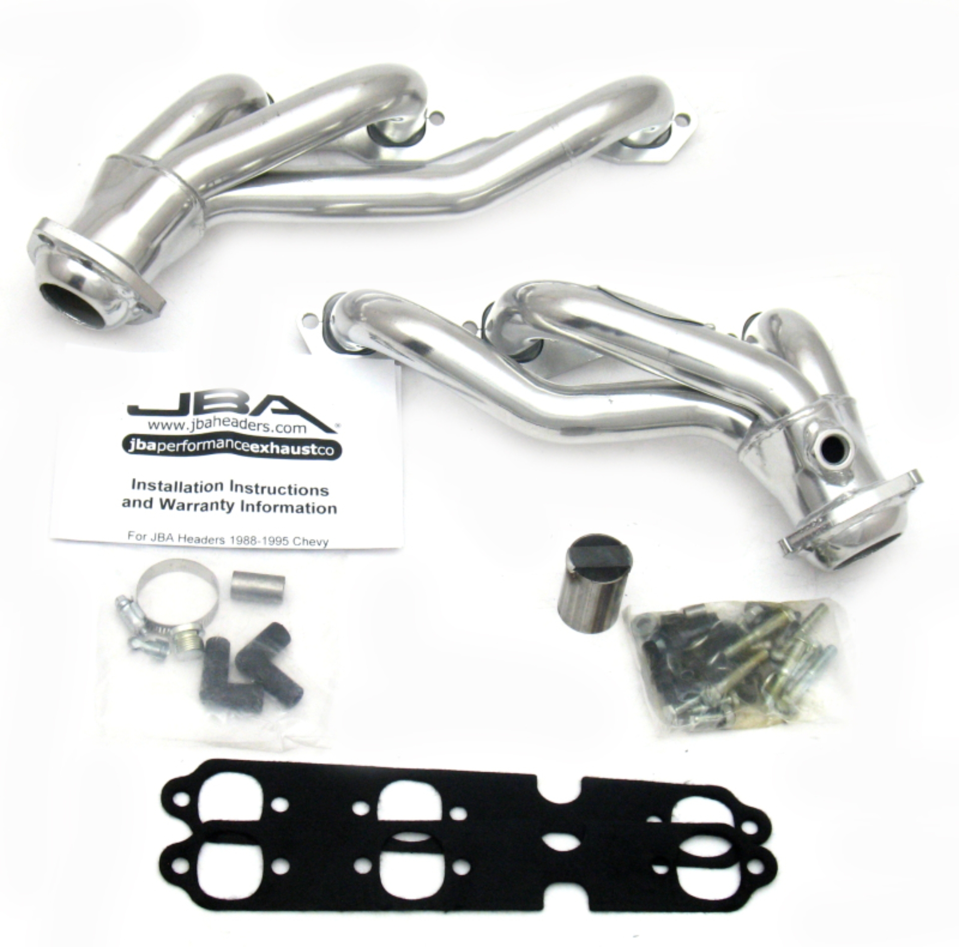 Picture of JBA 88-95 GM Truck 4.3L V6 w/o A.I.R. Injection 1-1/2in Primary Silver Ctd Cat4Ward Header