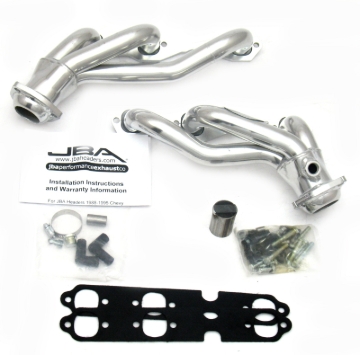 Picture of JBA 88-95 GM Truck 4.3L V6 w/o A.I.R. Injection 1-1/2in Primary Silver Ctd Cat4Ward Header