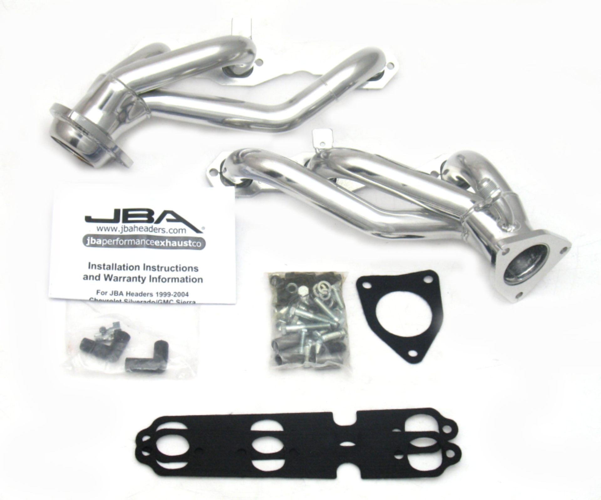 Picture of JBA 99-02 GM Truck 4.3L V6 w/o A.I.R. Injection 1-1/2in Primary Silver Ctd Cat4Ward Header