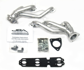 Picture of JBA 99-02 GM Truck 4.3L V6 w/o A.I.R. Injection 1-1/2in Primary Silver Ctd Cat4Ward Header