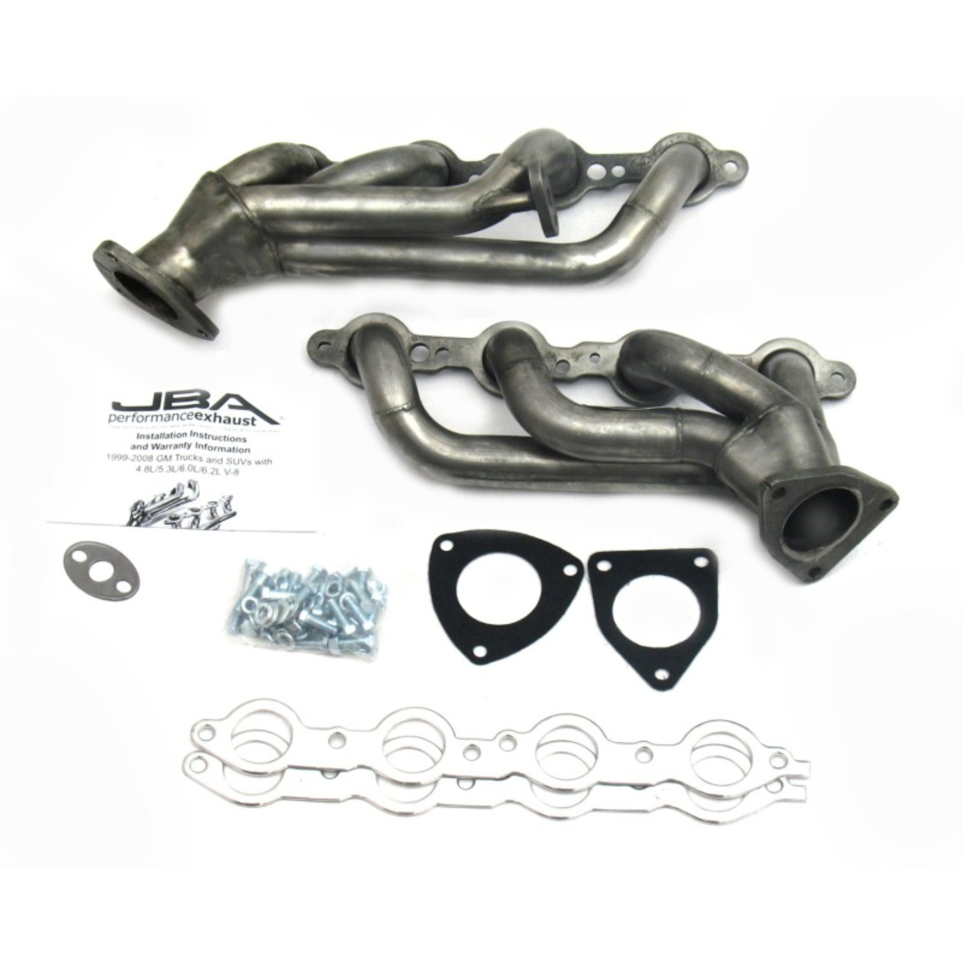 Picture of JBA 99-02 GM Truck 6.0L LS w/o A.I.R. w/EGR 1-5/8in Primary Raw 409SS Cat4Ward Header