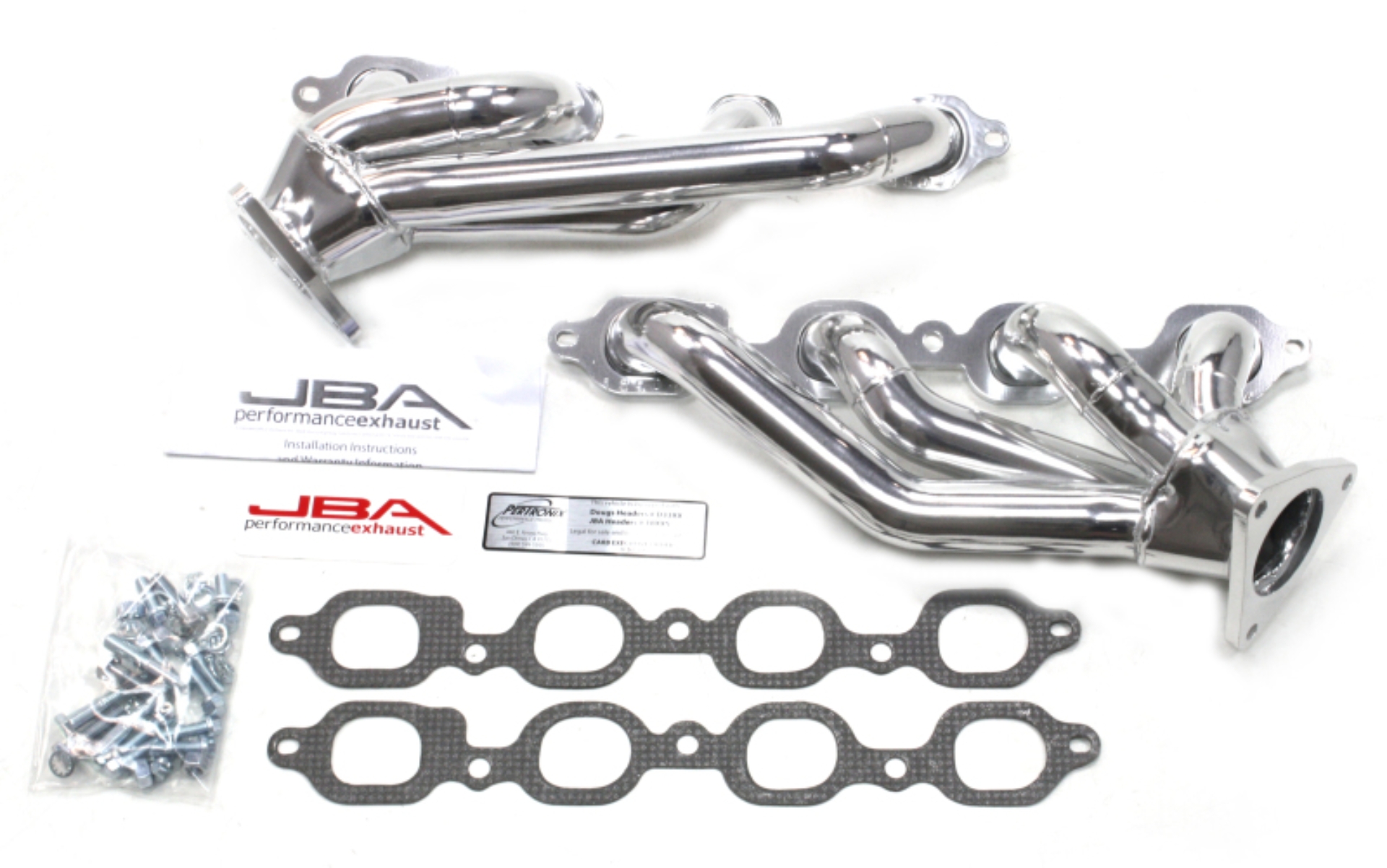 Picture of JBA 14-19 GM Truck 5.3L/6.2L DFI 1-5/8in Primary Silver Ctd Cat4Ward Header