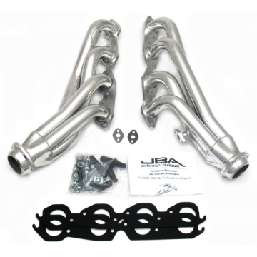 Picture of JBA 01-03 Gm Truck 8.1L BBC w/o EGR/A.I.R. 1-3/4in Primary Silver Ctd Cat4Ward Header