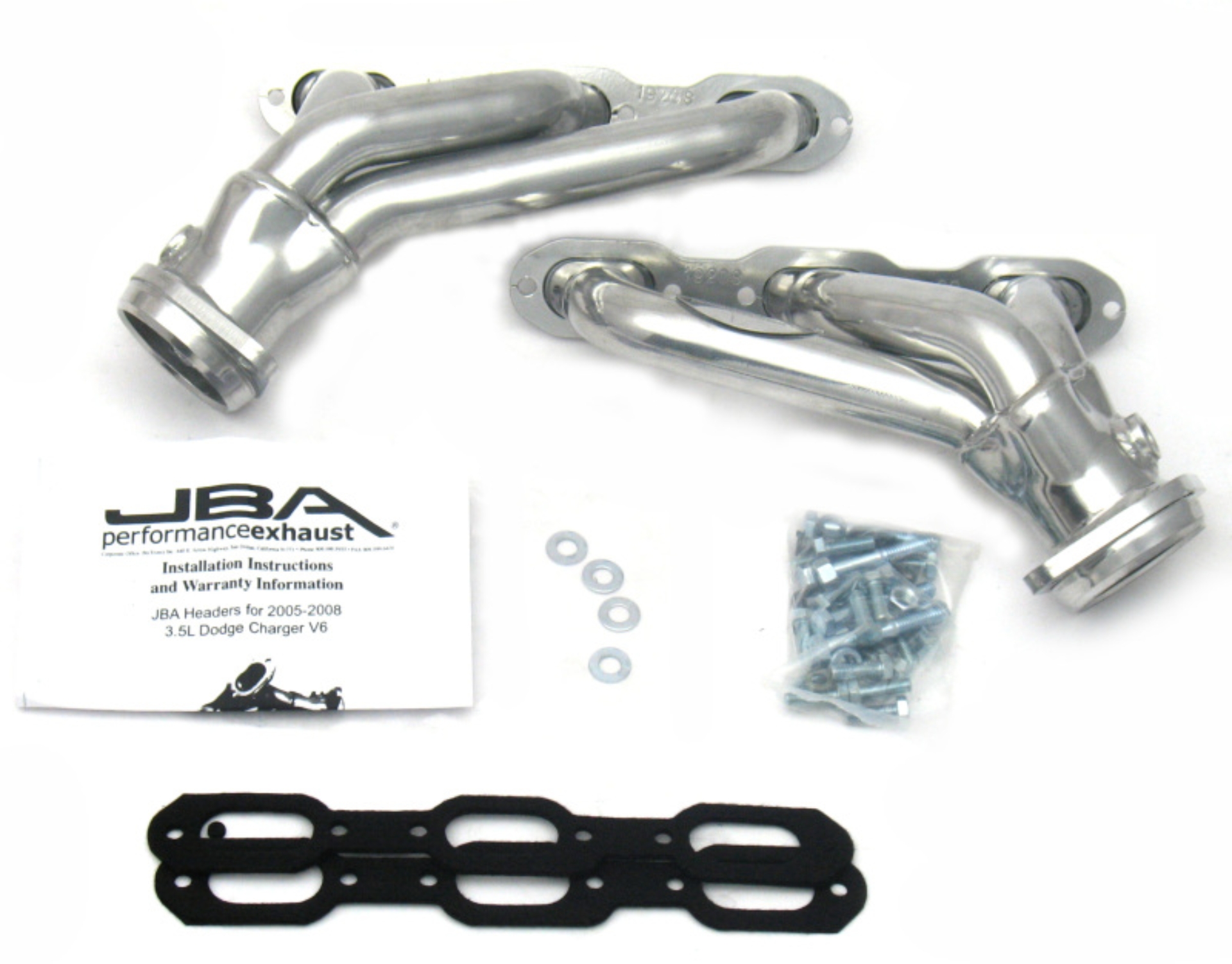 Picture of JBA 05-10 Chrysler 3.5L V6 1-5/8in Primary Silver Ctd Cat4Ward Header