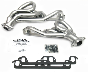 Picture of JBA 96-03 Dodge Truck 5.2L/5.9L Magnum 1-1/2in Primary Silver Ctd Cat4Ward Header