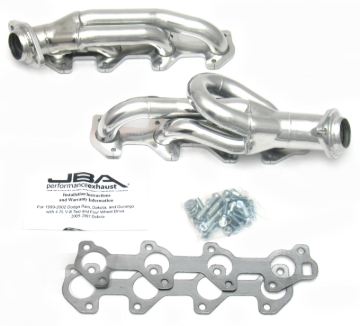 Picture of JBA 04-07 Doge Dakota 4.7L PowerTech 1-1/2in Primary Silver Ctd Cat4Ward Header