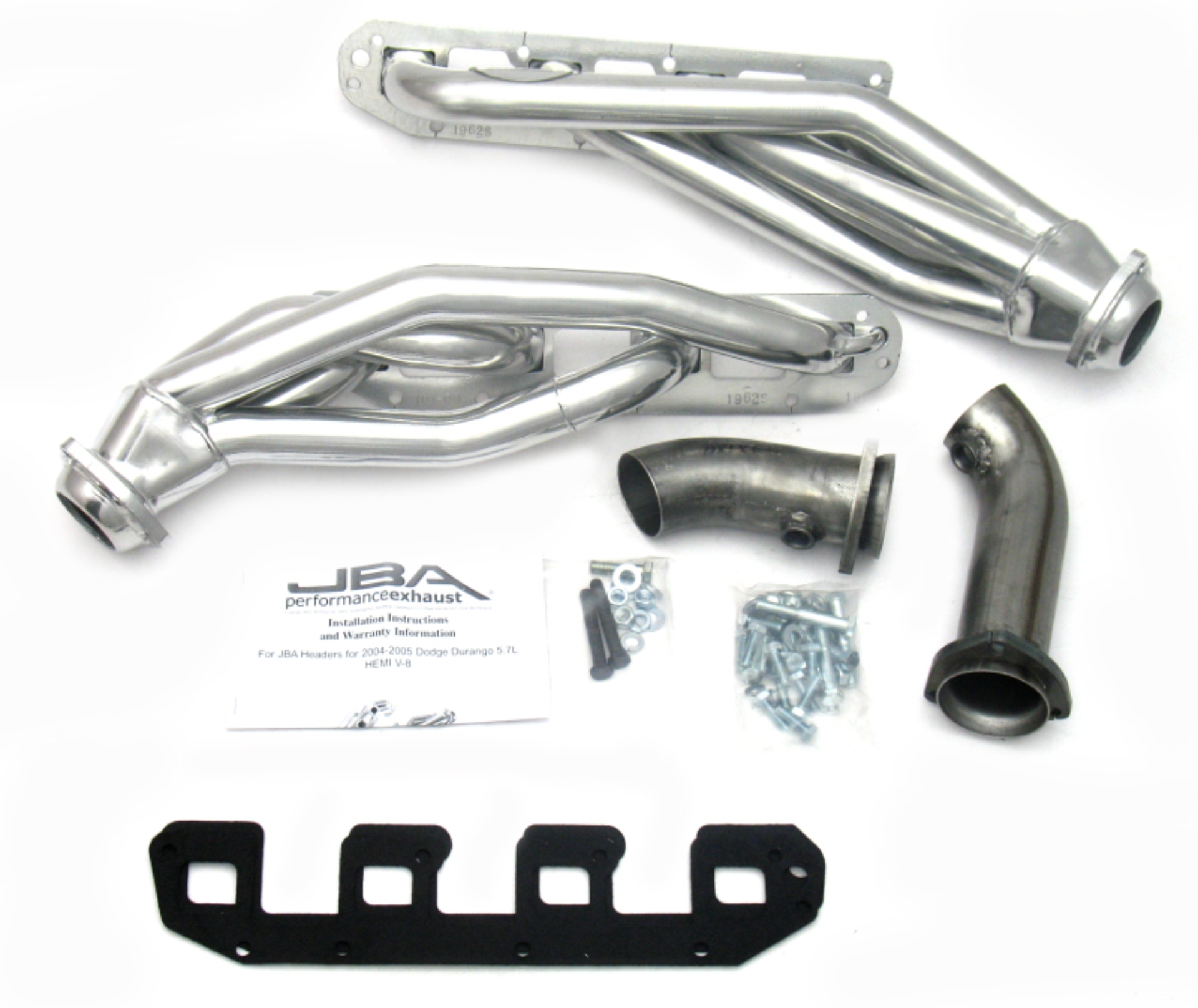Picture of JBA 04-08 Dodge Durango 5.7L HEMI 1-5/8in Primary Silver Ctd Cat4Ward Header
