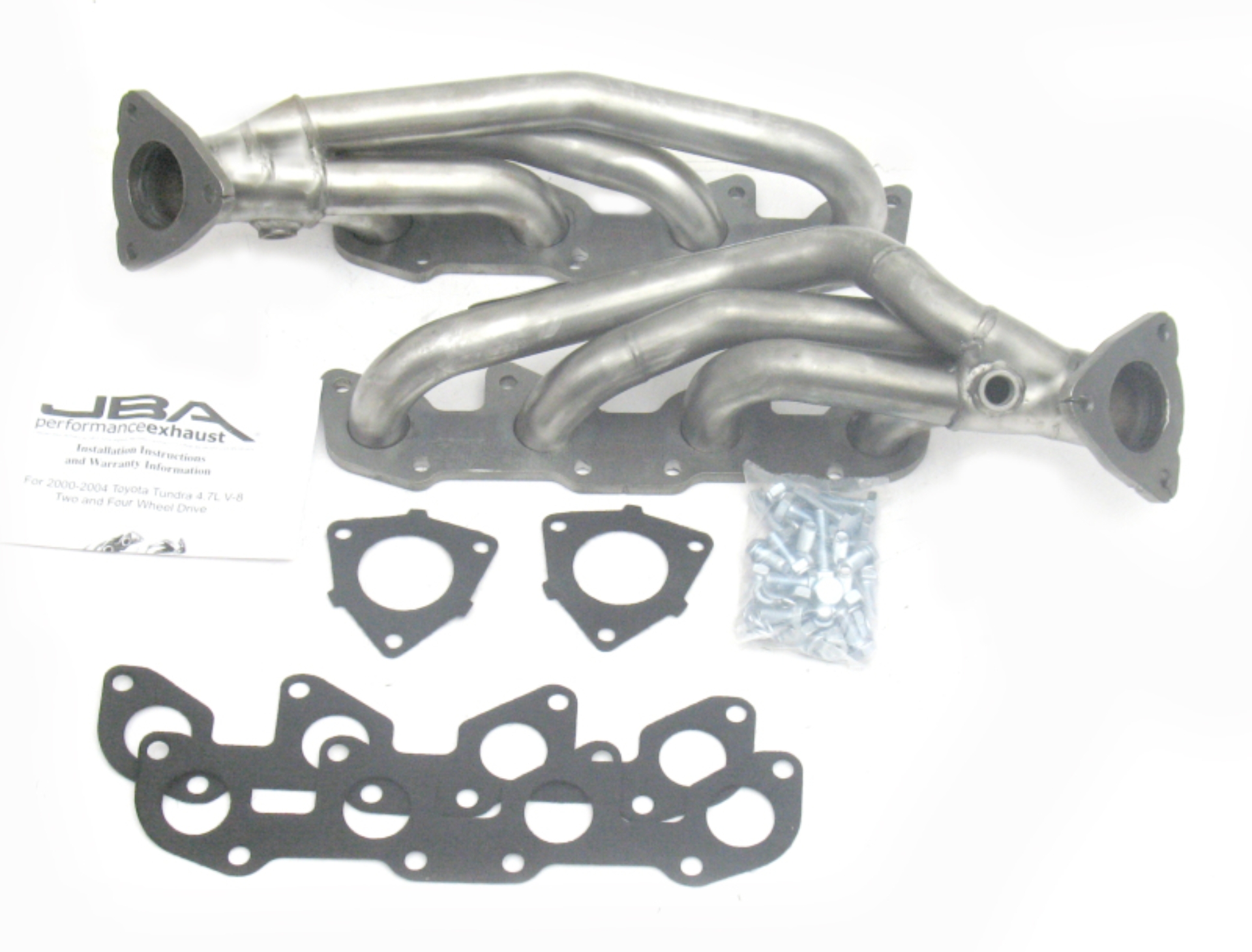 Picture of JBA 00-04 Toyota 4.7L V8 1-1/2in Primary Raw 409SS Cat4Ward Header
