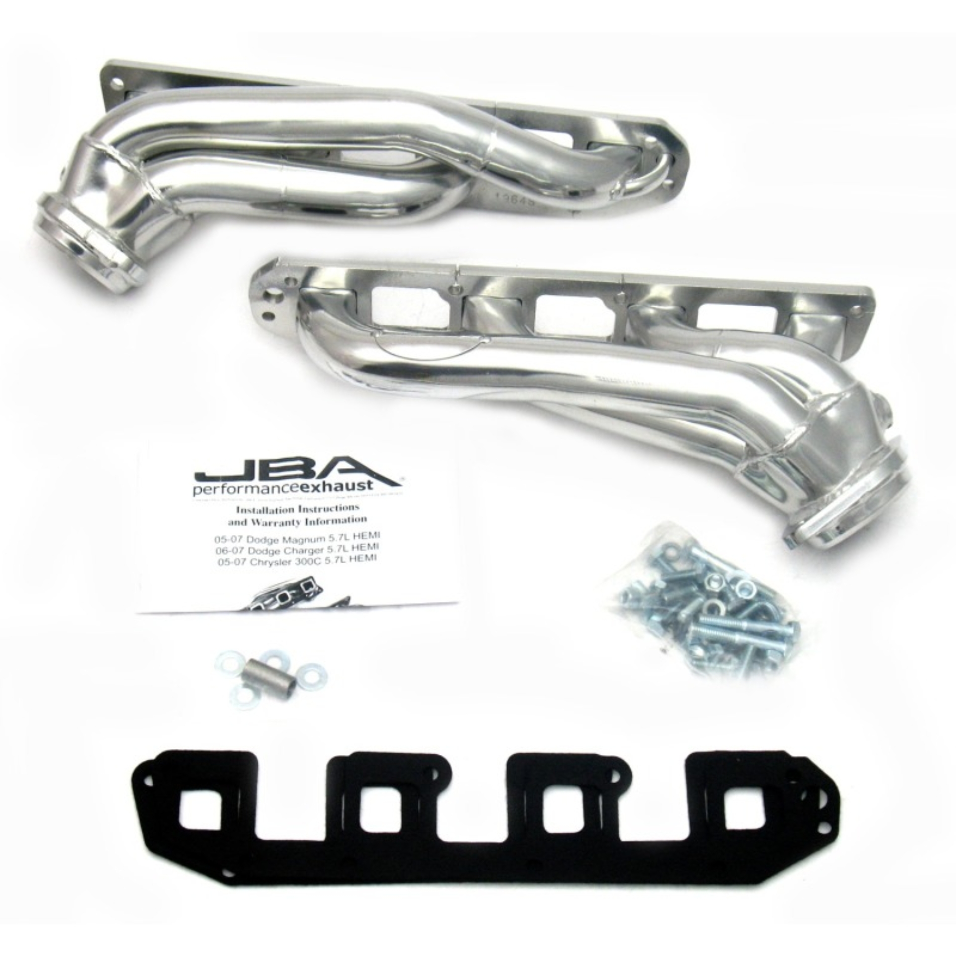 Picture of JBA 04-08 Chrysler 5.7L HEMI 1-3/4in Primary Silver Ctd Cat4Ward Header