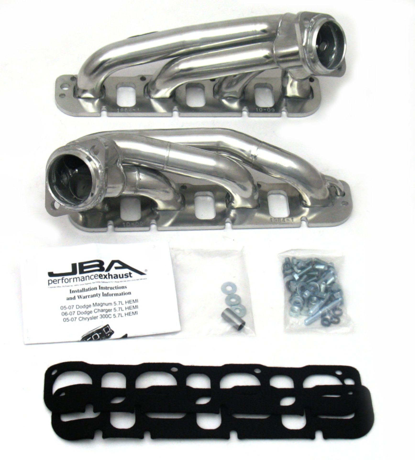 Picture of JBA 09-20 Chrysler 5.7L HEMI 1-3/4in Primary Silver Ctd Cat4Ward Header