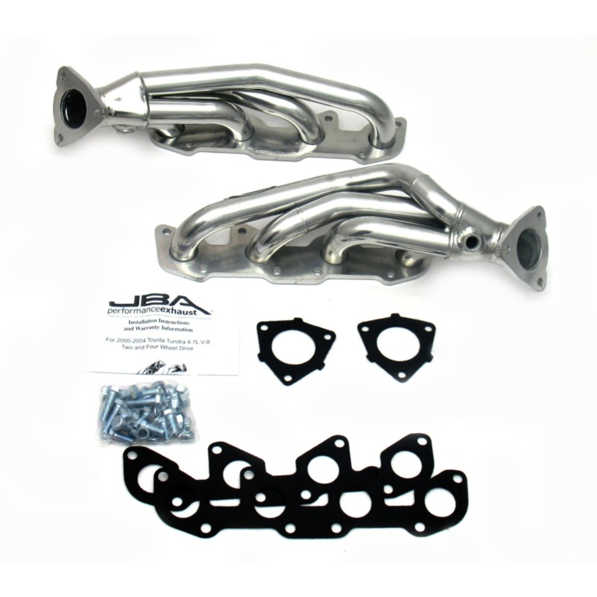 Picture of JBA 00-04 Toyota 4.7L V8 1-1/2in Primary Silver Ctd Cat4Ward Header