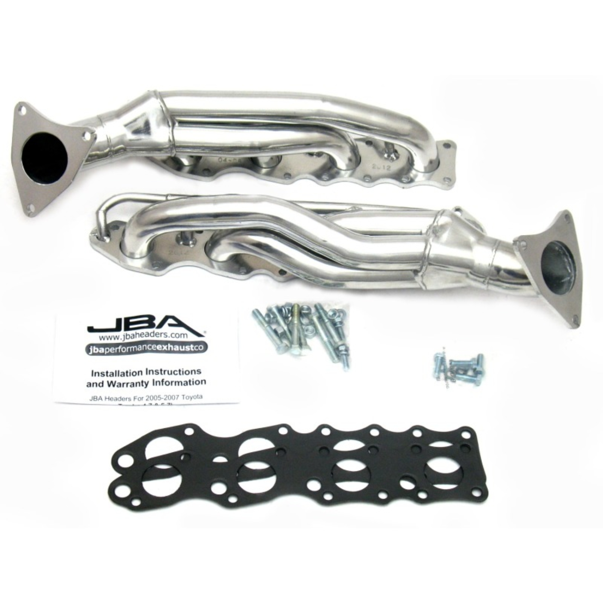 Picture of JBA 07-20 Toyota 5.7L V8 1-5/8in Primary Silver Ctd Cat4Ward Header