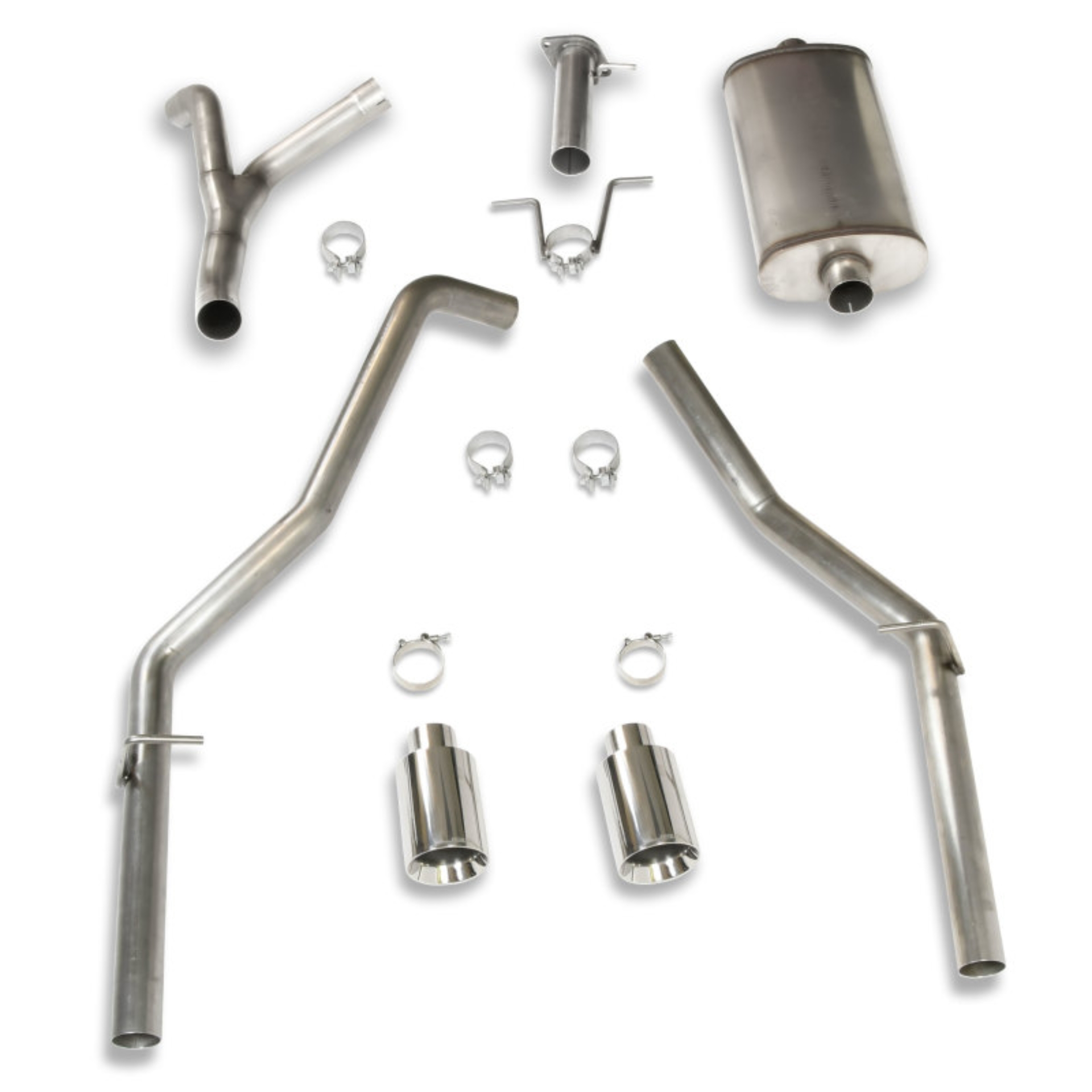Picture of JBA 19-20 Ram 1500 5.7L 304SS Dual Rear Exit Cat-Back Exhaust