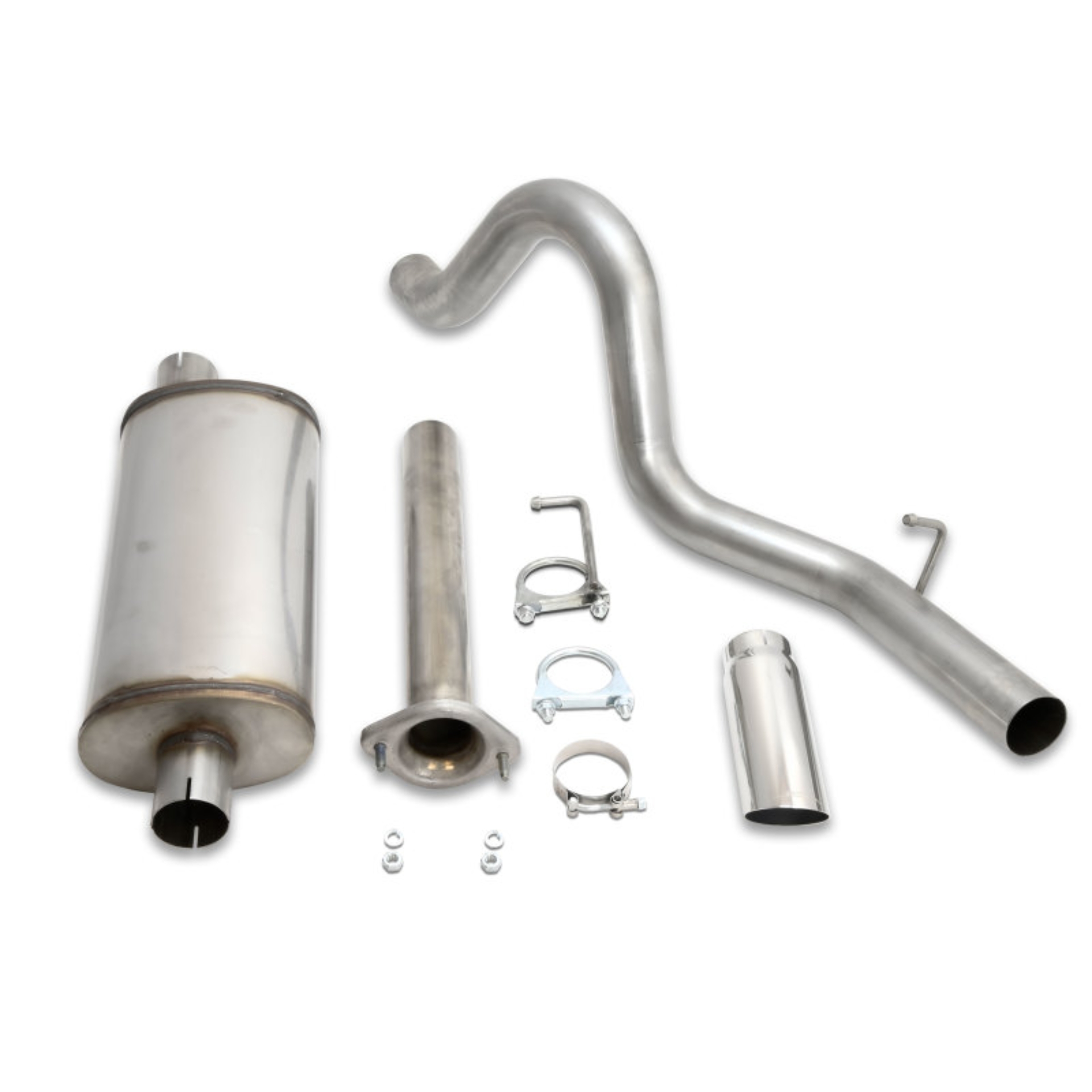 Picture of JBA 04-06 Jeep Wrangler LJ 2.4L/4.0L 304SS Single Rear Exit Cat-Back Exhaust