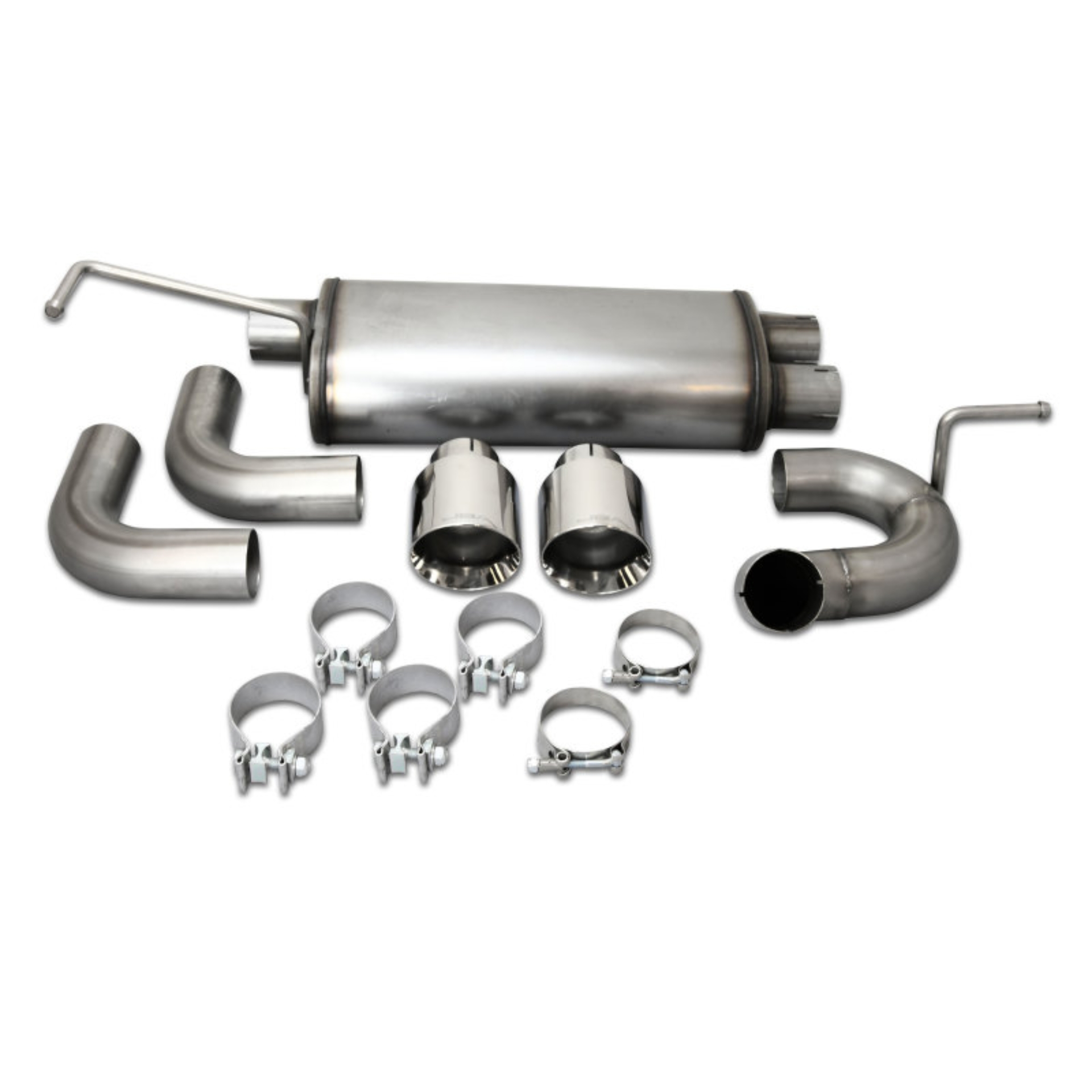 Picture of JBA 07-18 Jeep Wrangler JK 3.8L/3.6L 304SS Dual Rear Exit Axle Back Exhaust