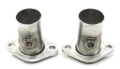 Picture of JBA 2.5in 304 Series Stainless Steel 2 Bolt Starter Tubes w/O2 sensor bungs