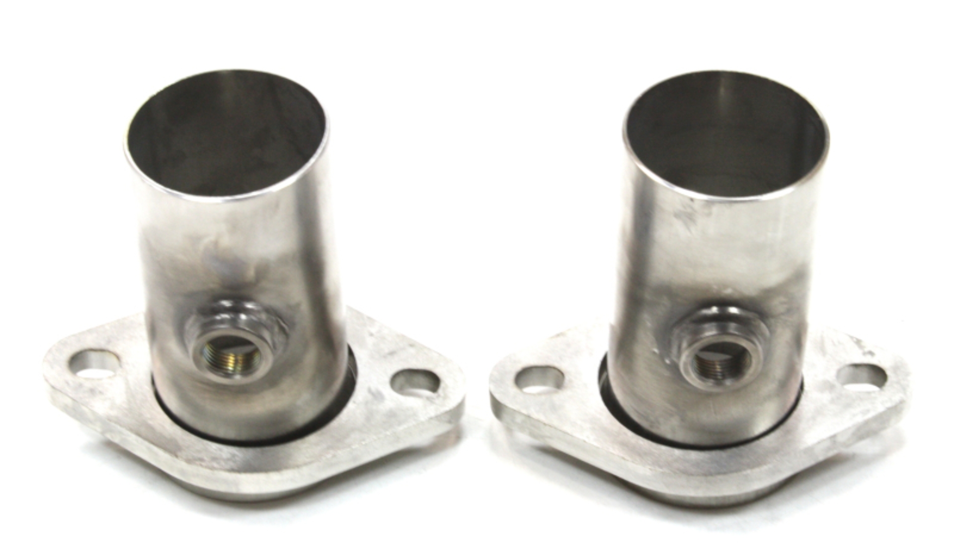 Picture of JBA 2.5in 304 Series Stainless Steel 2 Bolt Starter Tubes w/O2 sensor bungs
