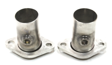 Picture of JBA 2.5in 304 Series Stainless Steel 2 Bolt Starter Tubes w/O2 sensor bungs