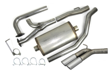 Picture of JBA 04-20 Nissan Titan 5.6L 409SS Pass Side Dual Exit Cat-Back Exhaust