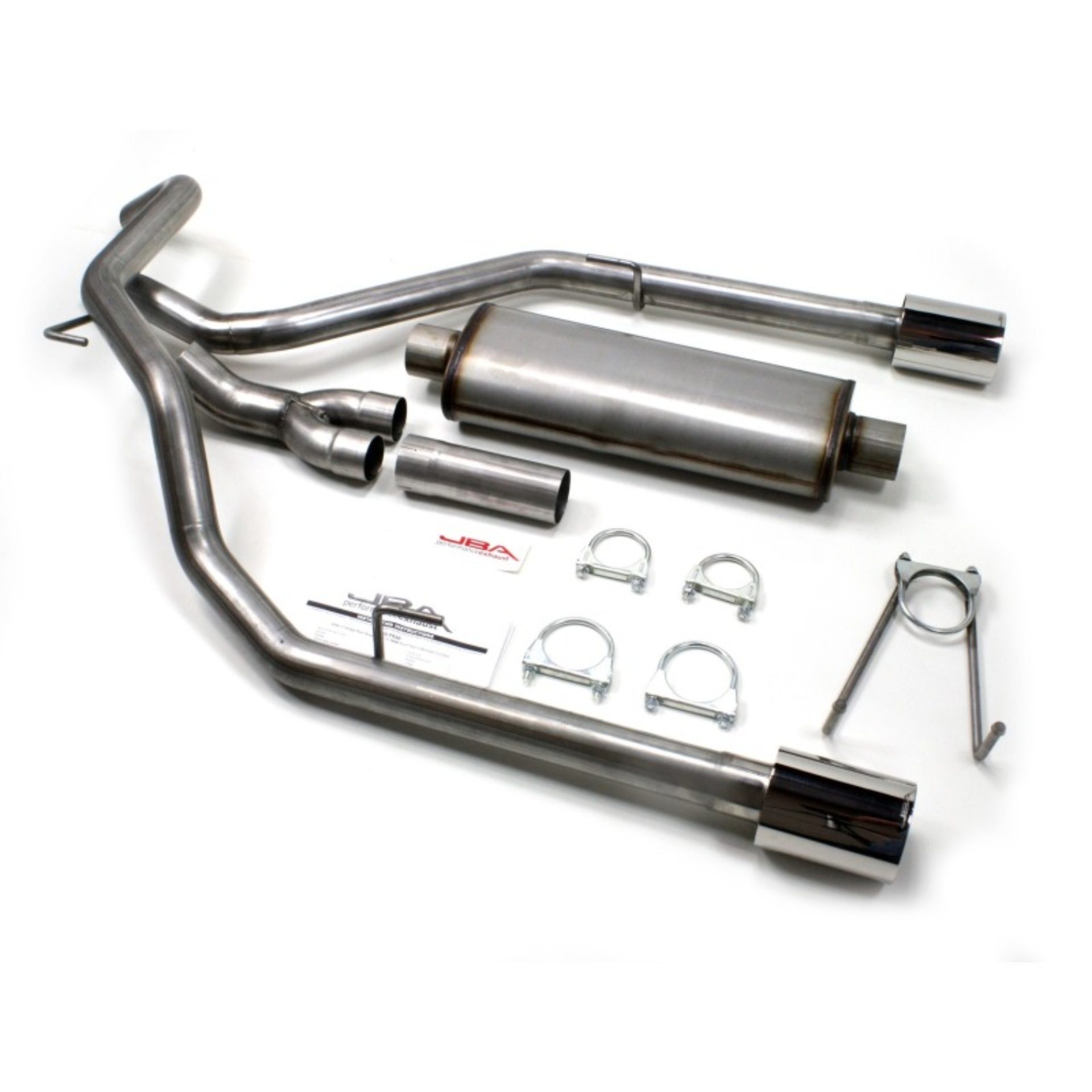 Picture of JBA 06-18 Ram 1500 5.7L 409SS Dual Rear Exit Cat-Back Exhaust