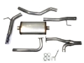 Picture of JBA 16-20 Nissan Titan XD (Excl Long Bed) 5.6L 409SS Single Rear Exit Cat-Back Exhaust