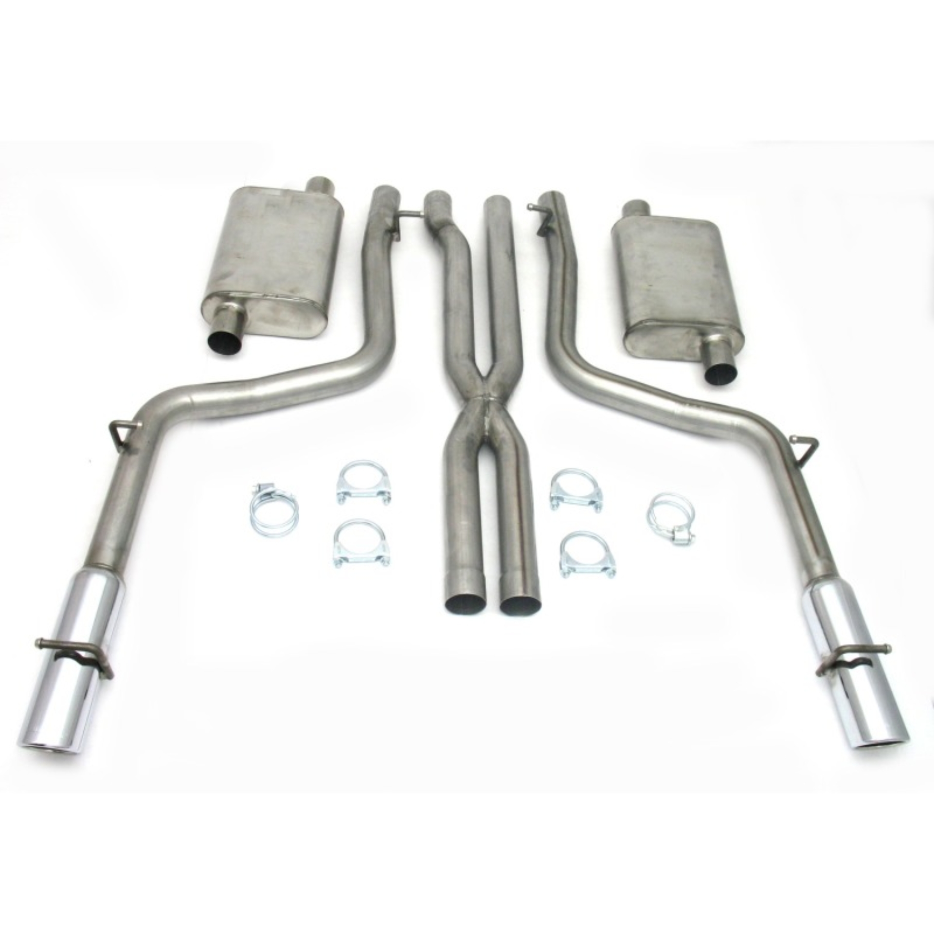 Picture of JBA 05-10 Chrysler/Dodge Cars 5.7L 409SS Dual Rear Exit Cat-Back Exhaust