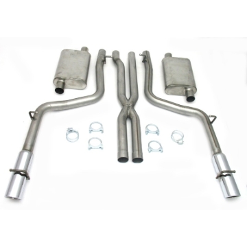 Picture of JBA 05-10 Chrysler/Dodge Cars 5.7L 409SS Dual Rear Exit Cat-Back Exhaust