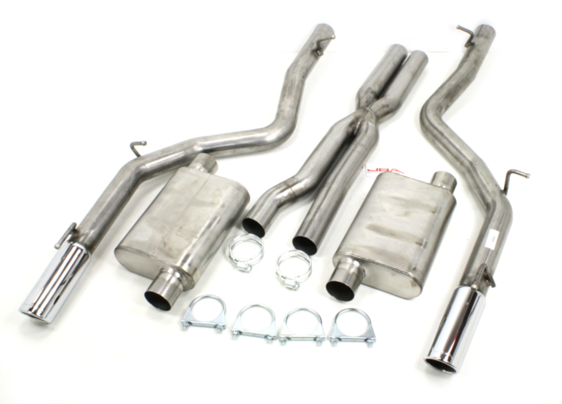 Picture of JBA 12-14 Chrysler 300C SRT8 6.1L/6.4L 409SS Dual Rear Exit Cat-Back Exhaust