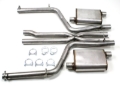 Picture of JBA 11-14 Chrysler/Dodge Cars 5.7L 409SS Dual Rear Exit Cat-Back Exhaust