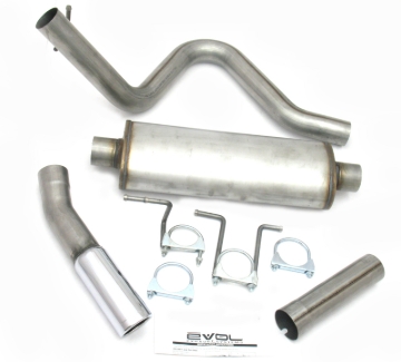 Picture of JBA 99-05 Ford Excursion 5.4L/6.8L 409SS Pass Side Single Exit Cat-Back Exhaust