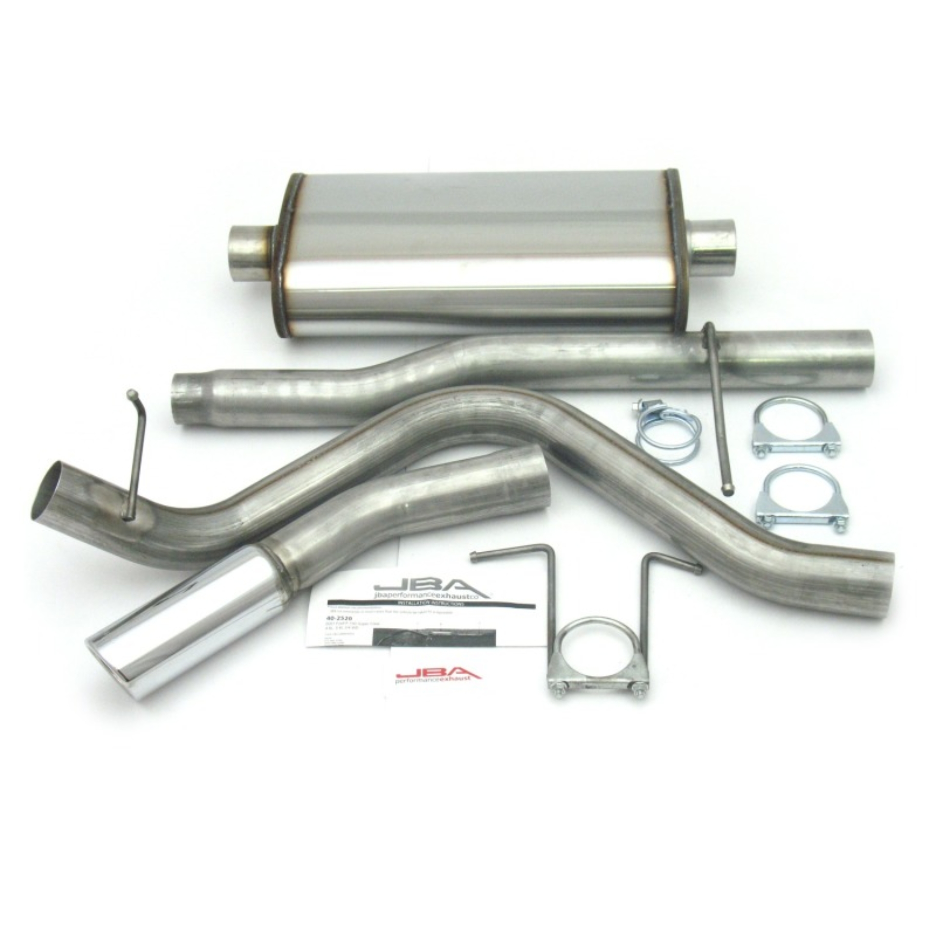 Picture of JBA 01-03 Ford F-150 Super Crew 4.6L/5.4L 409SS Pass Side Single Exit Cat-Back Exhaust