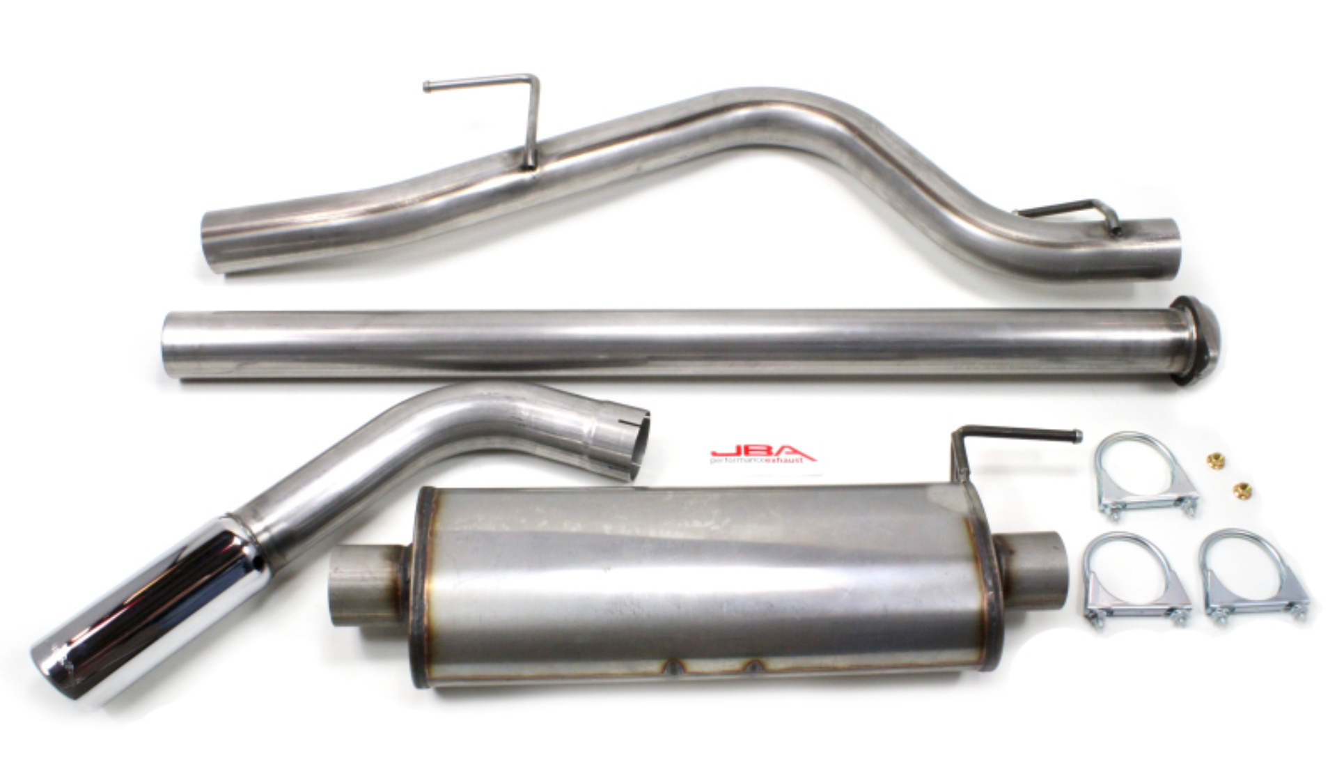 Picture of JBA 11-14 Ford F-150 All 2.7L/3.5L/5.0L 409SS Pass Side Single Exit Cat-Back Exhaust