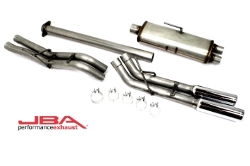 Picture of JBA 15-20 Ford F-150 2.7L/3.5L/5.0L 409SS Pass Side Dual Exit Cat-Back Exhaust