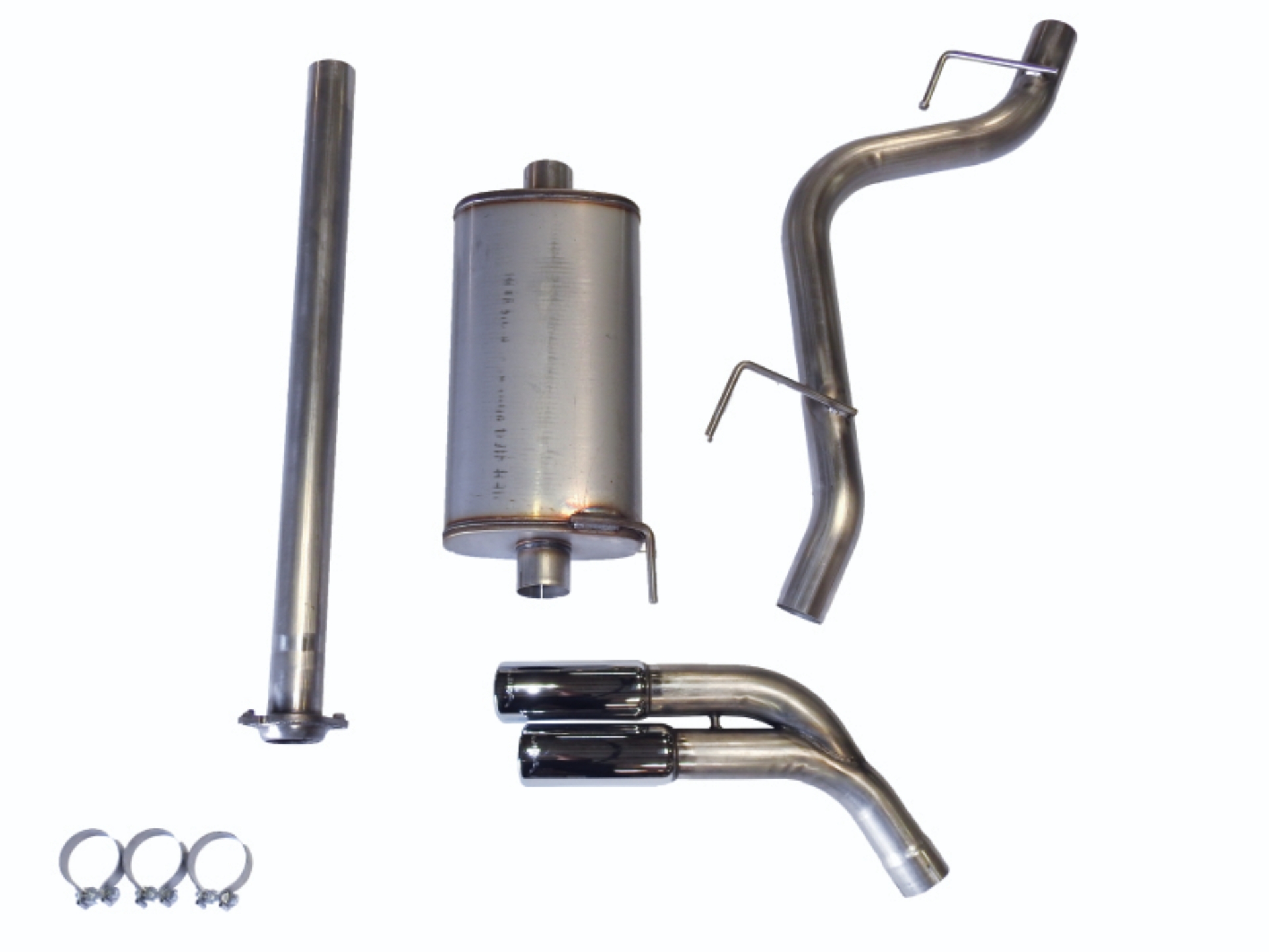 Picture of JBA 15-20 Ford F-150 2.7L/3.5L/5.0L 409SS Pass Side Dual Exit Cat-Back Exhaust