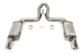 Picture of JBA 15-17 Ford Mustang 5.0L 409SS Dual Rear Exit Axle Back Exhaust