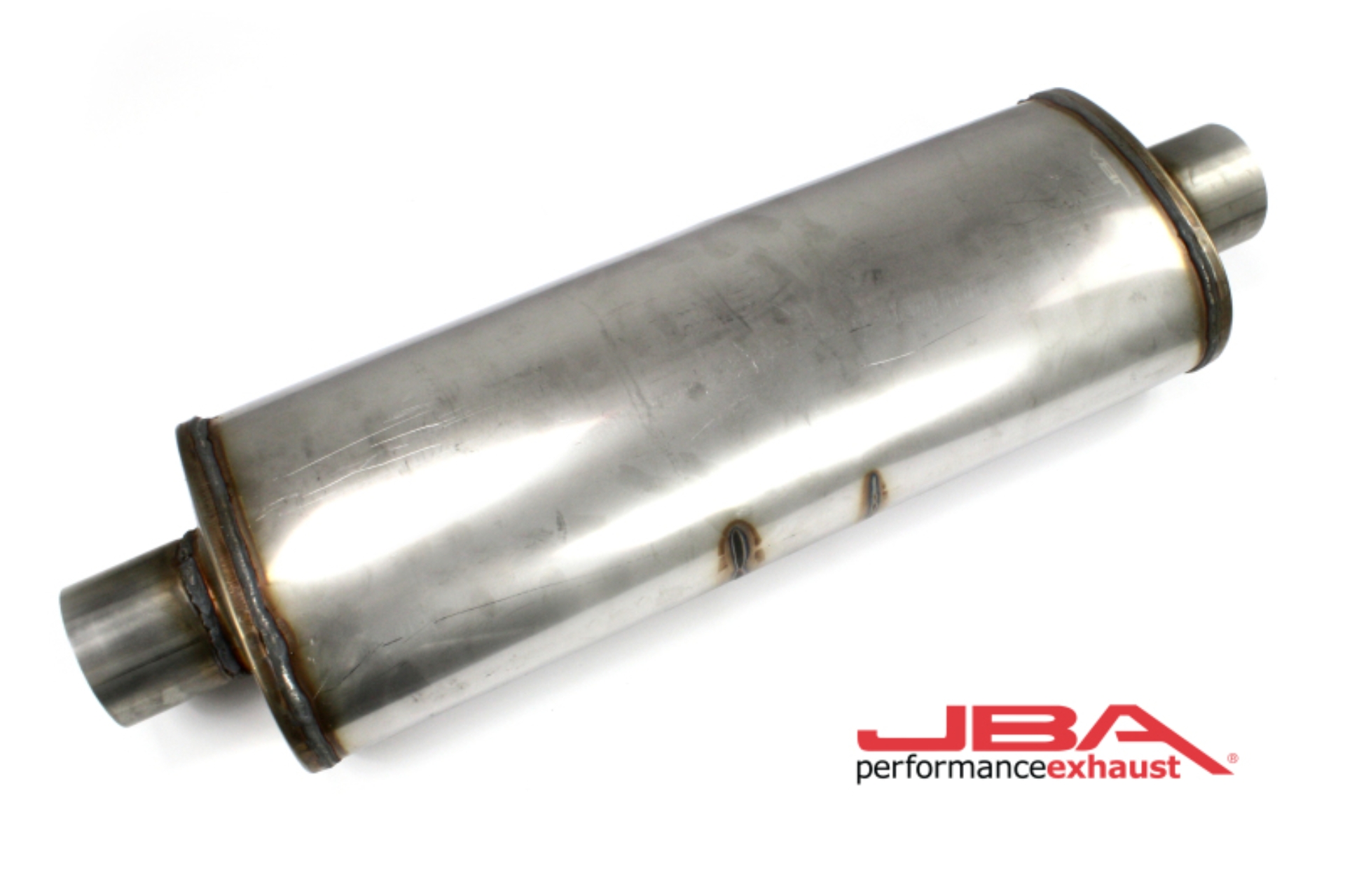 Picture of JBA Universal Chambered 304SS Muffler 22x8x5 3in Center/Center
