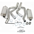 Picture of JBA 01-06 Chevrolet Silverado 2500/3500 HD 6.0/8.1L 409SS Pass Side Dual Exit Cat-Back Exhaust